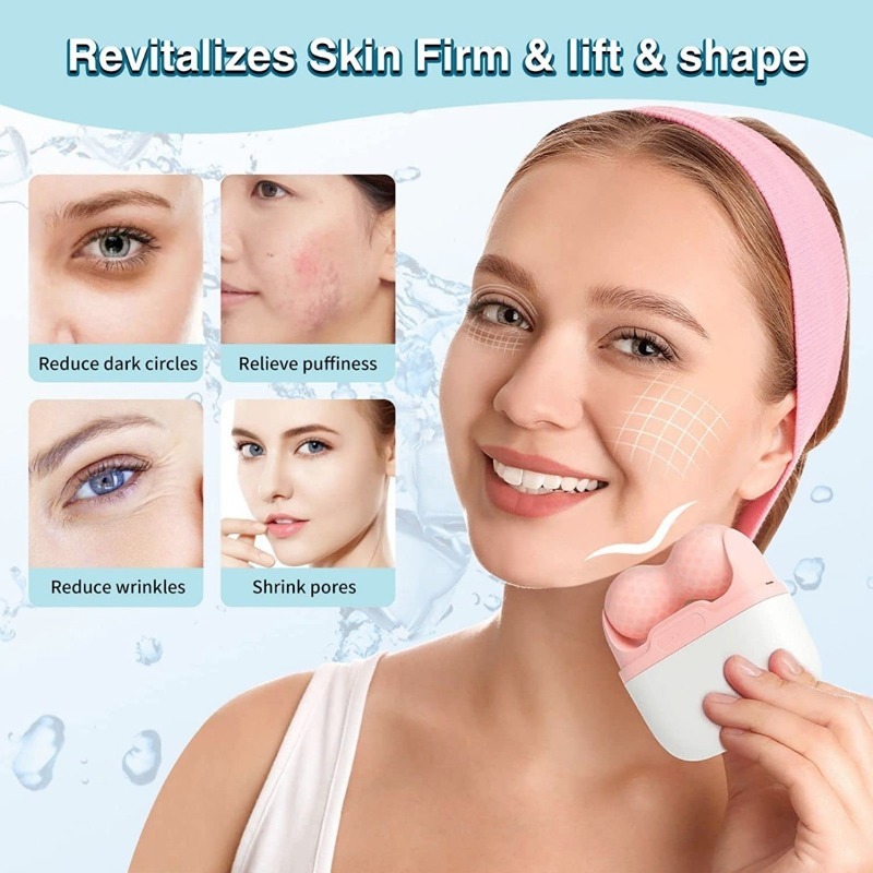 Rolo de gelo de cabeça dupla p - Face Ice Roller Puffiness avaliação e preço
