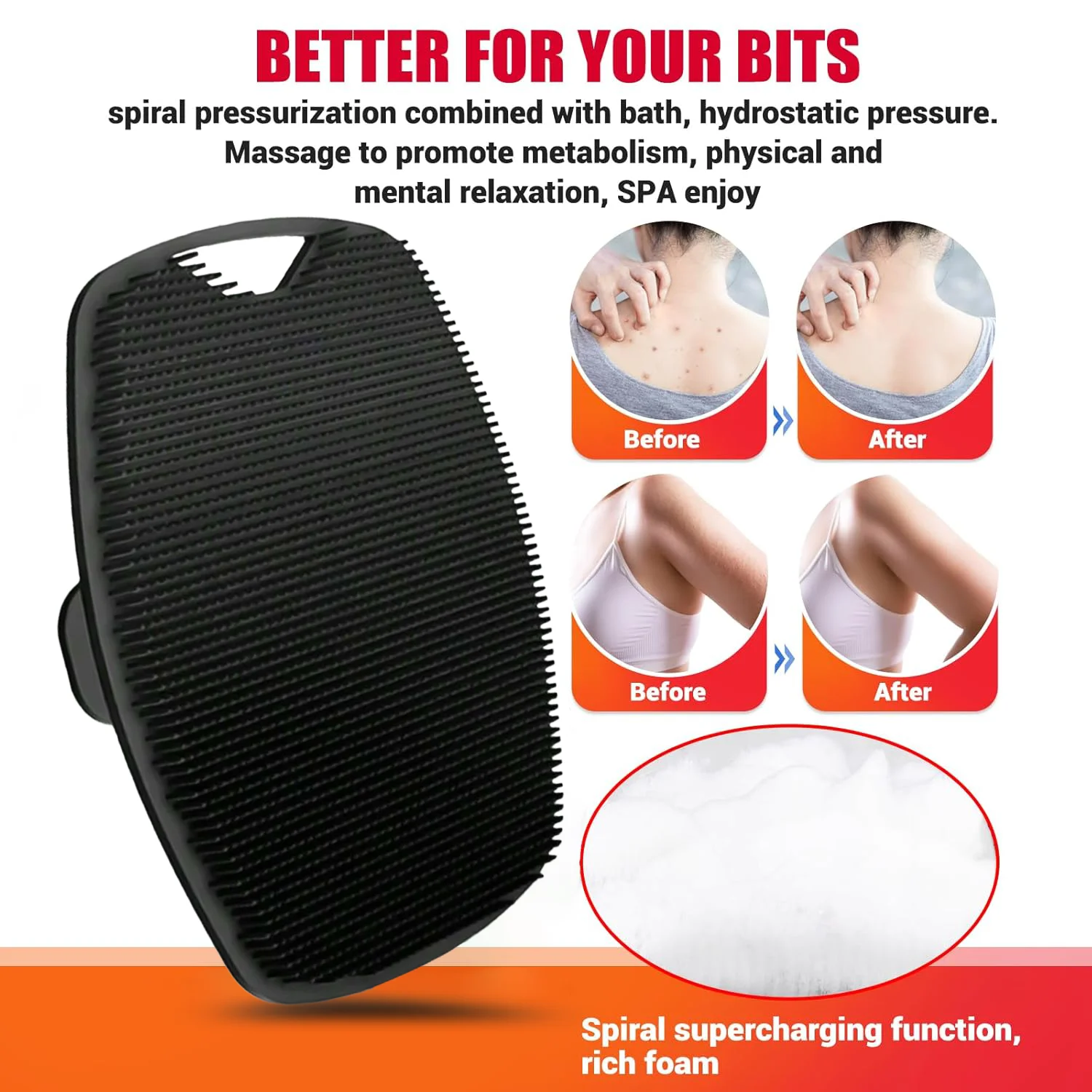 Nova escova de banho de massag - Silicone Face Scrubber Electric avaliação e preço