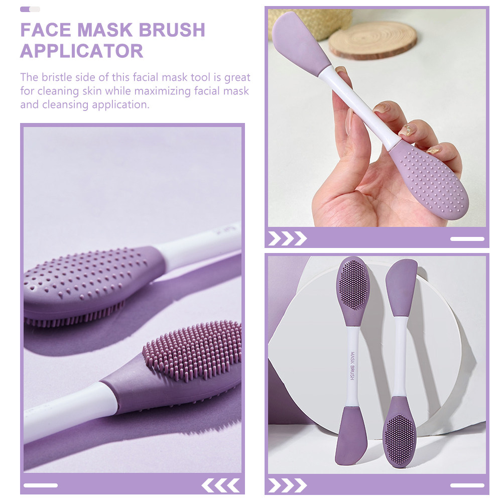Pincel de silicone com duas po - Silicone Face Scrubber Electric avaliação e preço