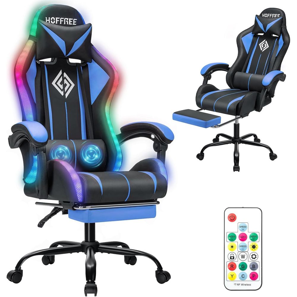 Cadeira Gamer LED com Massagem - Massage avaliação e preço
